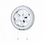 พัดลมระบายอากาศแบบติดกระจก ดูดอากาศออก ชัตเตอร์ม่านเปิดปิด มิตซูบิชิ (V-20SLC6) 8 นิ้ว