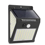 ไฟโซล่าเซลล์ ไฟติดผนัง 144 LED ไม่พังง่าย มีเซนเซอร์ตรวจความเคลื่อนไหว